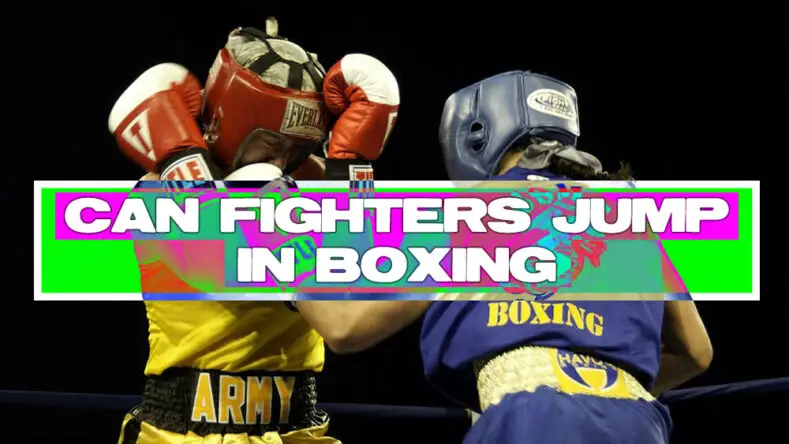 Can fighters jump during a fight breakdown.