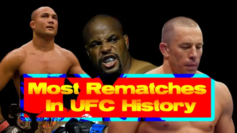 Three top UFC champions in the octagon.