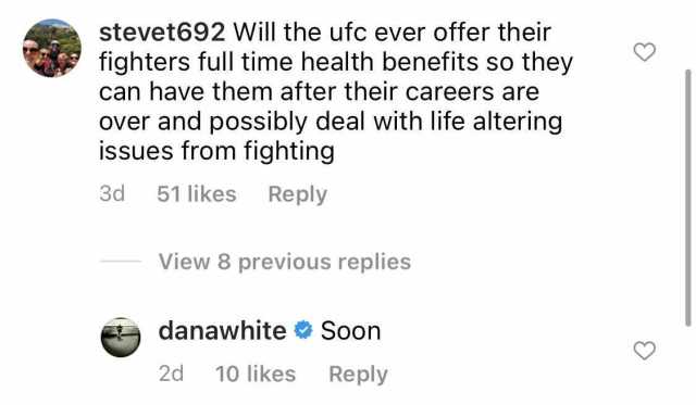 Does UFC Give It's Fighters Health Insurance Finally Answered