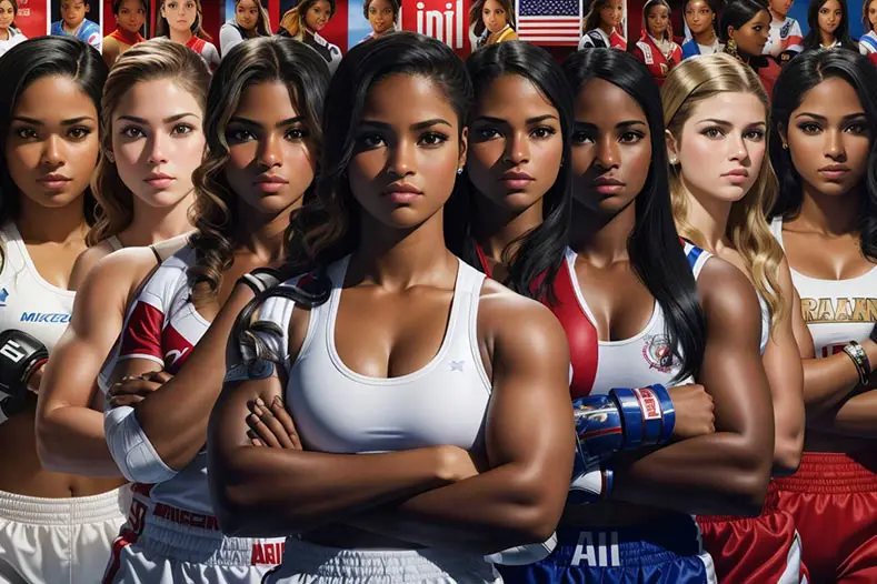 Some of the most beautiful female boxers in the world.